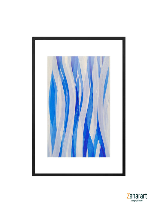 Liquid Threads of Blue