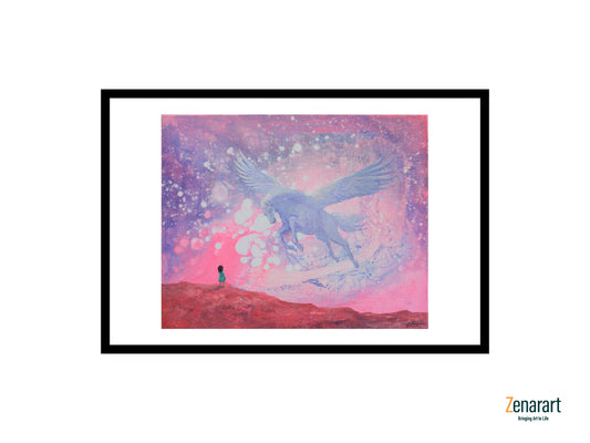 Wings Over Pink Horizons