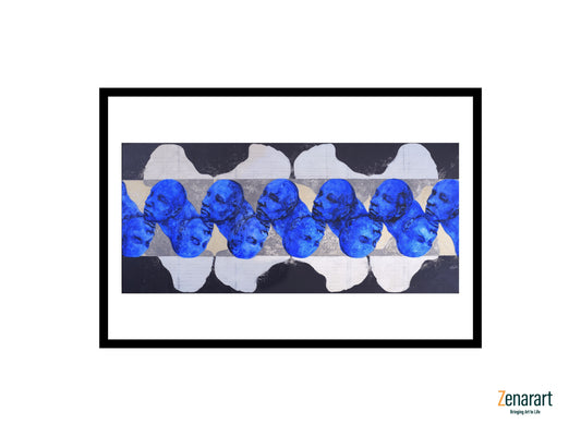 Blue Echoes of Humanity