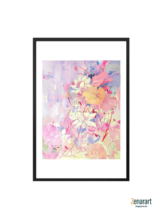 Impression poem of the flower shadows