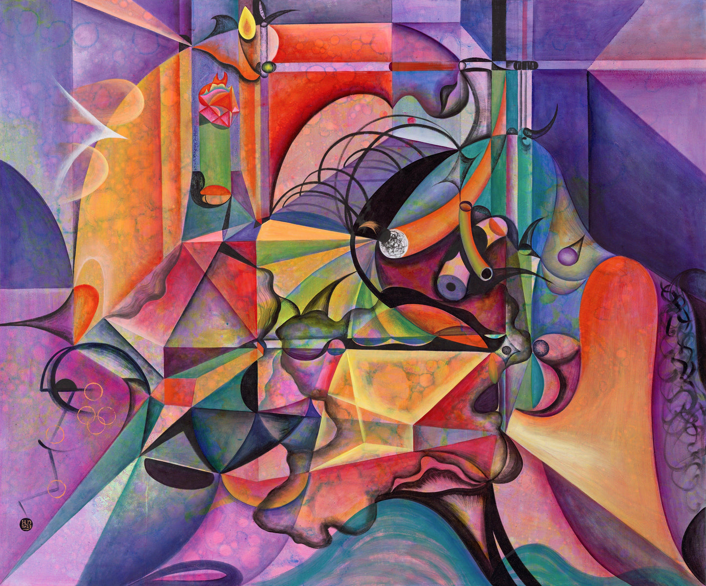 Color's Watery Embrace