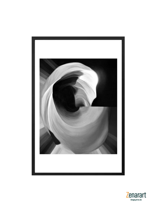 Monochrome Water Vortex