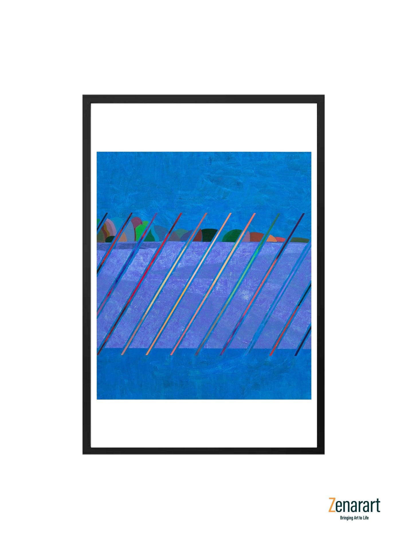 Rain Over Indigo Waters