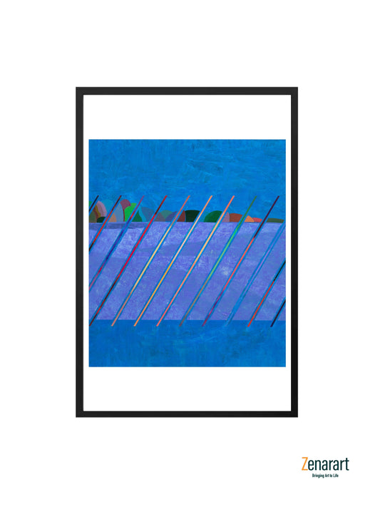 Rain Over Indigo Waters