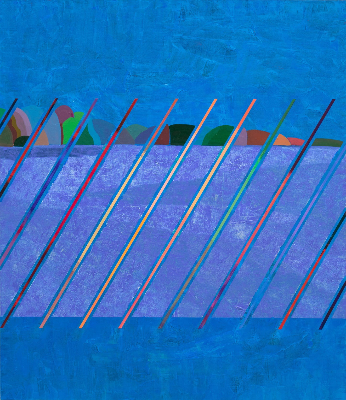 Rain Over Indigo Waters