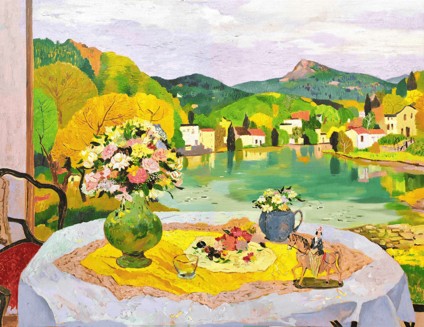 Lakeside Floral Reverie