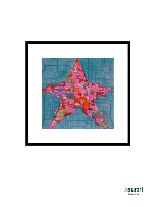 Firelit Fantasia in Teal