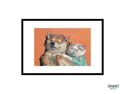 Furry Harmony in Orange