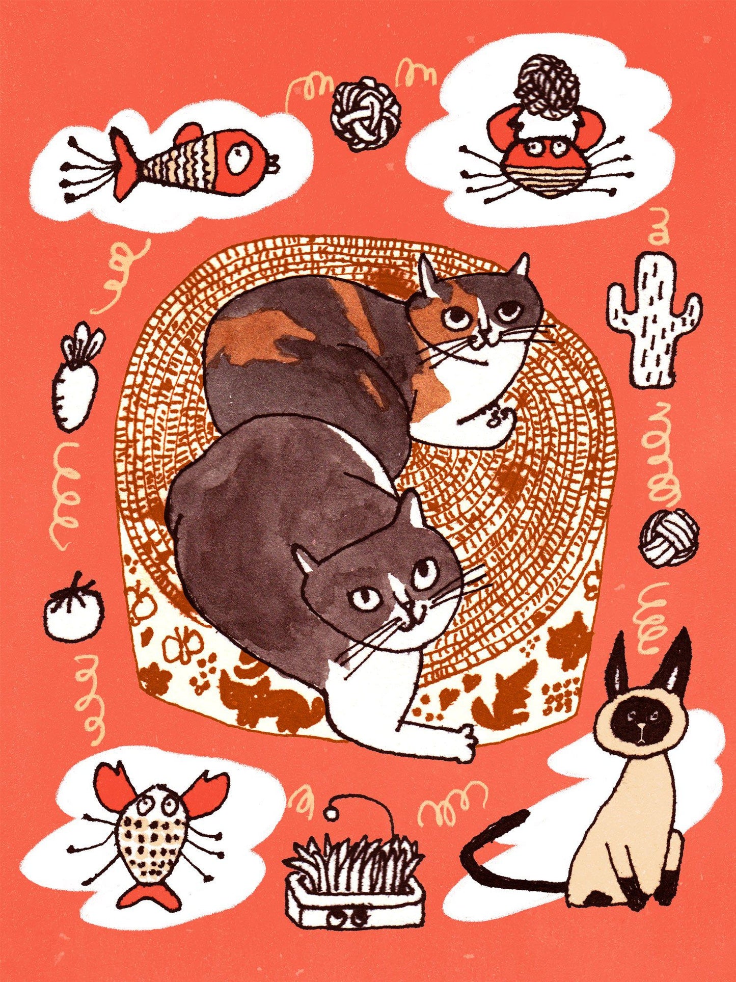 Cats' Dreamy Playtime Fantasy