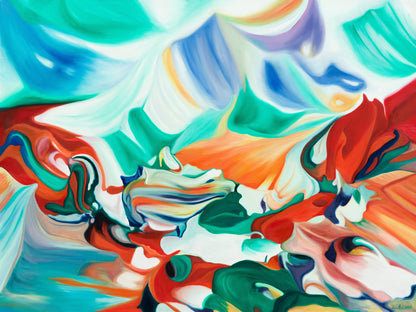 Earth's Liquid Palette