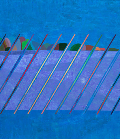 Rain Over Indigo Waters