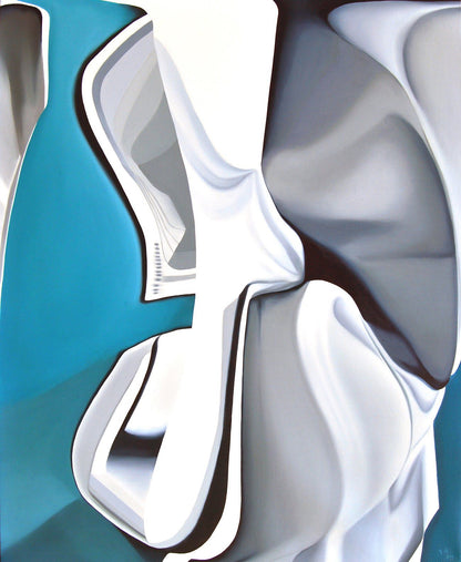 Fluid Forms in Turquoise